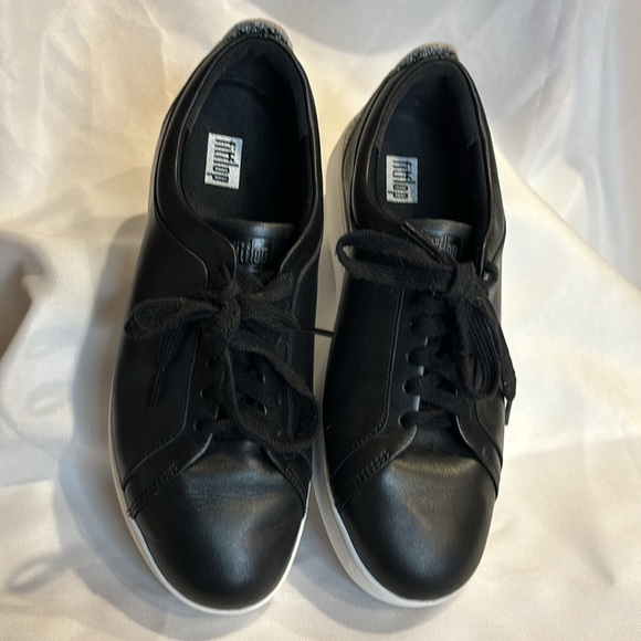 FitFlop Rally, black silver glitter sneakers, perfect condition - Picture 6 of 8